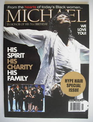 Hype Hair magazine - Michael Jackson cover (Issue 95)