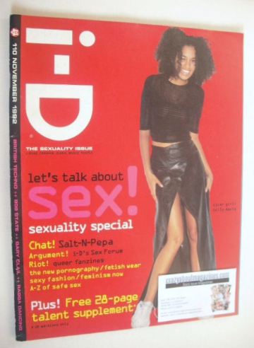 i-D magazine - Holly Davis cover (November 1992 - No 110)