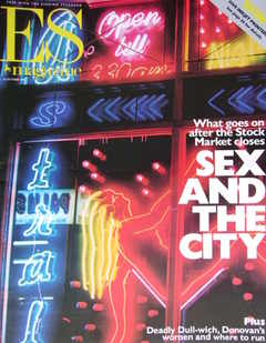 <!--1999-10-22-->Evening Standard magazine - Sex And The City cover (22 Oct