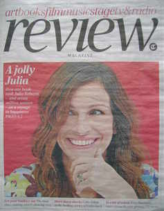The Daily Telegraph Review newspaper supplement - 28 August 2010 - Julia Roberts cover