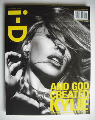i-D magazine - Kylie Minogue cover (November 2003)
