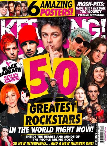 Kerrang magazine - 50 Greatest Rockstars cover (18 February 2017 - Issue 1658)