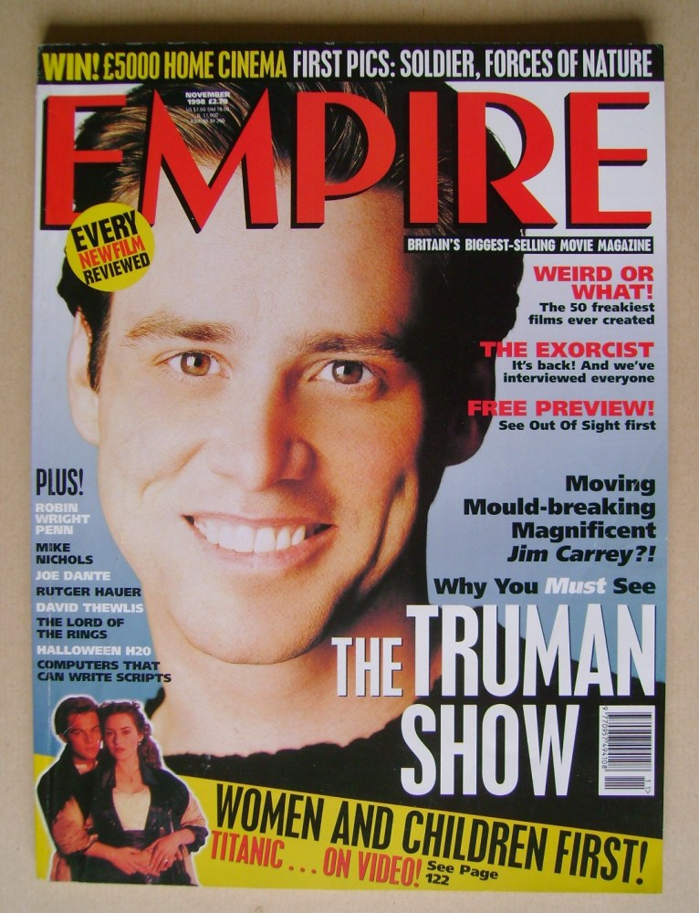 <!--1998-11-->Empire magazine - Jim Carrey cover (November 1998 - Issue 113