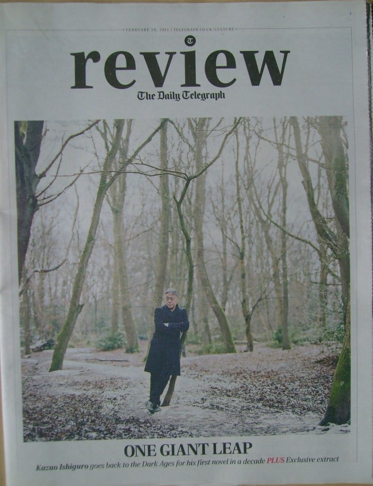 The Daily Telegraph Review newspaper supplement - 28 February 2015 - Kazuo Ishiguro cover
