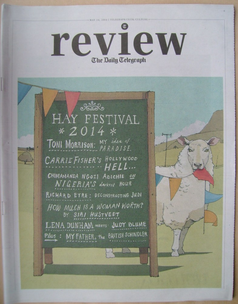 The Daily Telegraph Review newspaper supplement - Hay Festival Special (24 