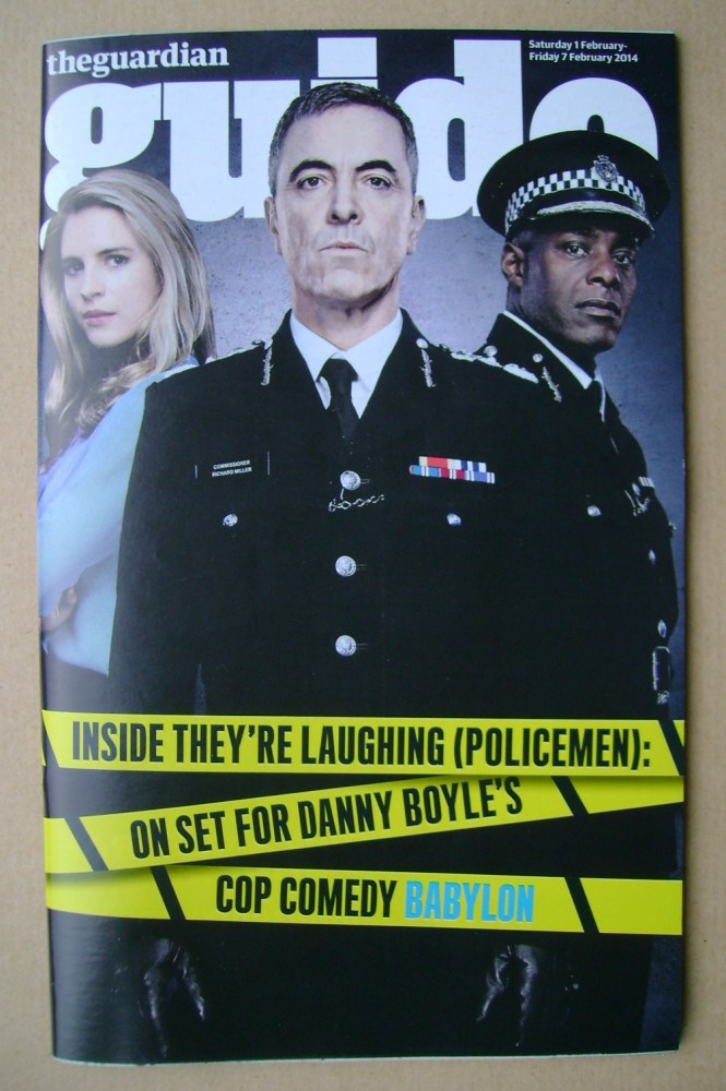 The Guardian Guide magazine - Babylon cover (1 February 2014)