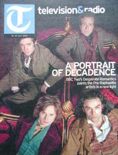 Television&Radio magazine - Desperate Romantics cover (18 July 2009)