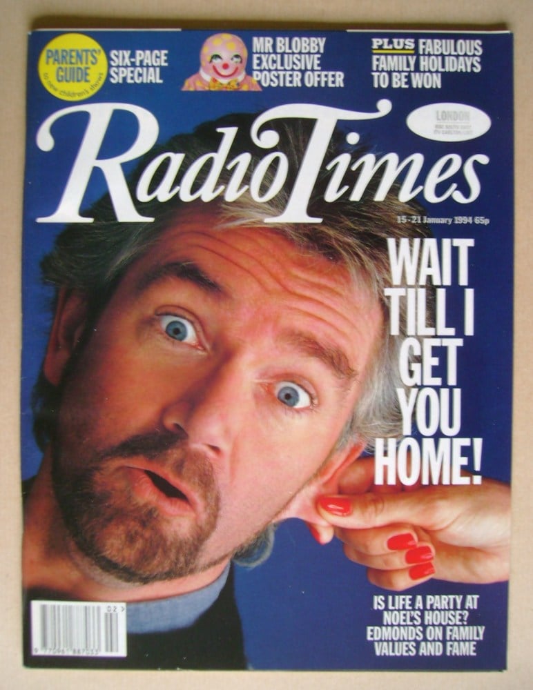 Radio Times magazine - Noel Edmonds cover (15-21 January 1994)