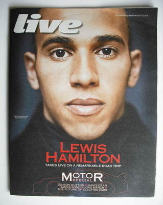 Live magazine - Lewis Hamilton cover (22 August 2010)
