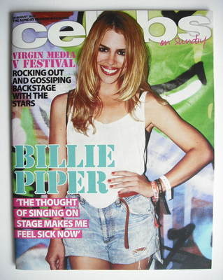 Celebs magazine - Billie Piper cover (29 August 2010)