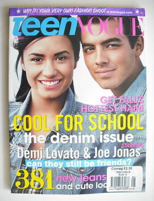 <!--2010-08-->Teen Vogue magazine - August 2010 - Joe Jonas and Demi Lovato