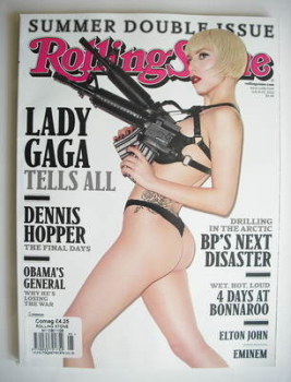 Rolling Stone magazine - Lady Gaga cover (8-22 July 2010)