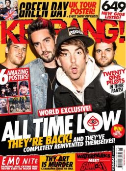 Kerrang magazine - All Time Low cover (25 February 2017 - Issue 1659)