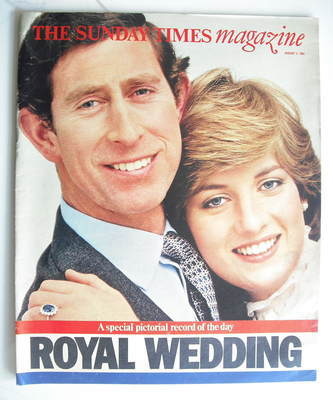 The Sunday Times magazine - Prince Charles and Princess Diana cover (2 August 1981)