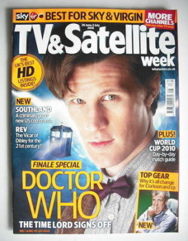TV & Satellite Week magazine - Matt Smith cover (26 June - 2 July 2010)