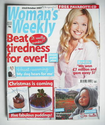 Woman's Weekly magazine (23 October 2007 - British Edition)
