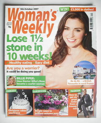 Woman's Weekly magazine (9 October 2007 - British Edition)