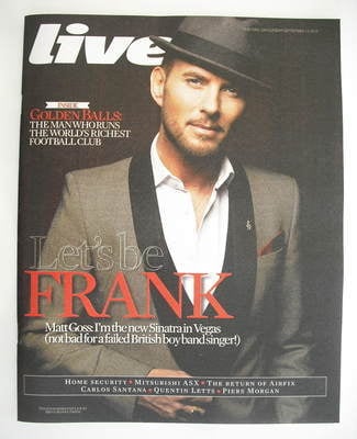 <!--2010-09-12-->Live magazine - Matt Goss cover (12 September 2010)