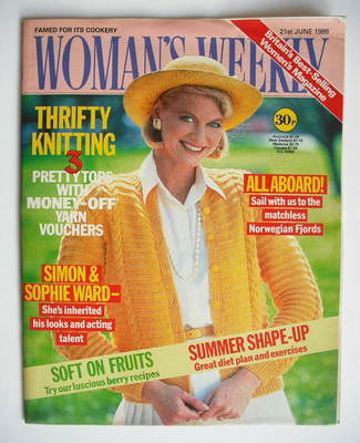 Woman's Weekly magazine (21 June 1986 - British Edition)