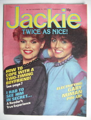Jackie magazine - 10 November 1979 (Issue 827)