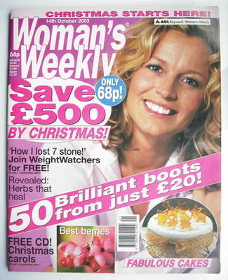 Woman's Weekly magazine (14 October 2003)