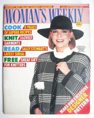 Woman's Weekly magazine (12 September 1987 - British Edition)