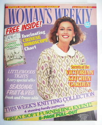 Woman's Weekly magazine (3 October 1987 - British Edition)