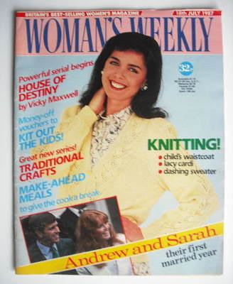 <!--1987-07-18-->Woman's Weekly magazine (18 July 1987 - British Edition)