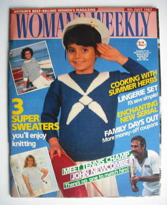 <!--1987-07-04-->Woman's Weekly magazine (4 July 1987 - British Edition)