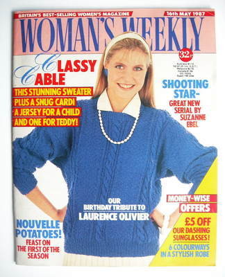 Woman's Weekly magazine (16 May 1987 - British Edition)