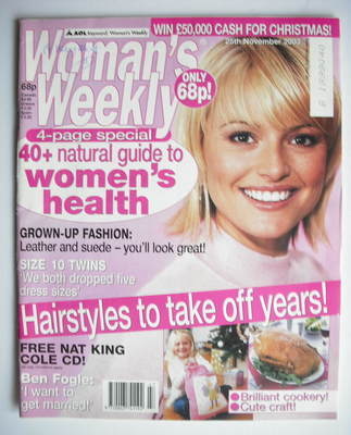 Woman's Weekly magazine (25 November 2003)