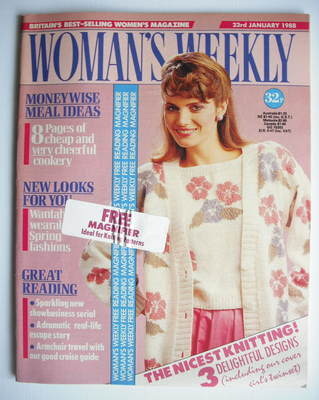 Woman's Weekly magazine (23 January 1988 - British Edition)