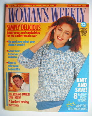 Woman's Weekly magazine (6 February 1988 - British Edition)