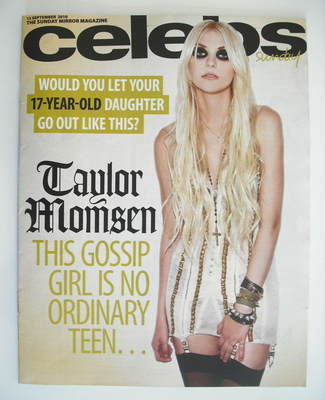 Celebs magazine - Taylor Momsen cover (12 September 2010)