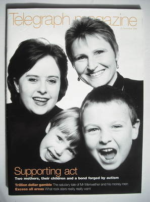 Telegraph magazine - Supporting Act cover (12 December 1998)