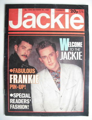 <!--1984-11-24-->Jackie magazine - 24 November 1984 (Issue 1090)