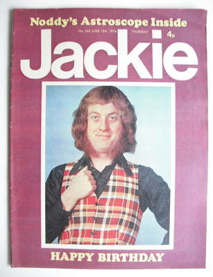 Jackie magazine - 15 June 1974 (Issue 545 - Noddy Holder cover)