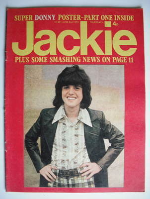 Jackie magazine - 2 June 1973 (Issue 491 - Donny Osmond cover)