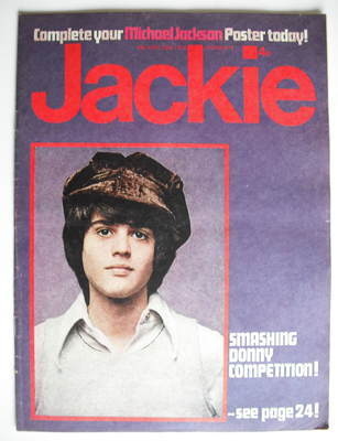Jackie magazine - 28 April 1973 (Issue 486 - Donny Osmond cover)