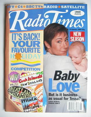 Radio Times magazine - Zoe Wanamaker cover (8-14 January 1994)