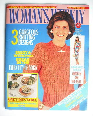 Woman's Weekly magazine (1 August 1987 - British Edition)