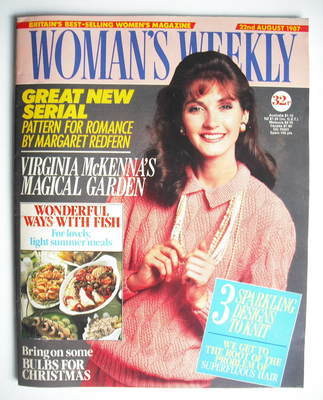 Woman's Weekly magazine (22 August 1987 - British Edition)