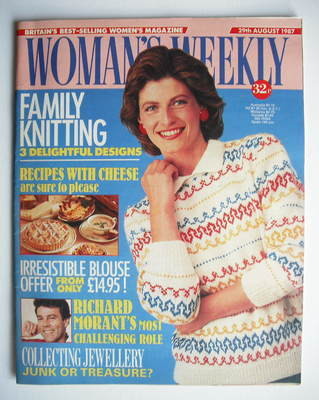 Woman's Weekly magazine (29 August 1987 - British Edition)