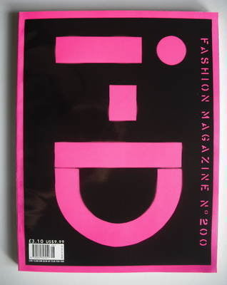 i-D magazine - 20/200/2000 cover (August 2000)