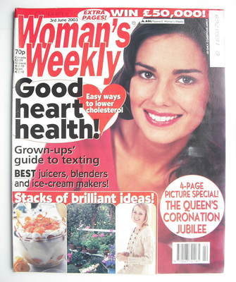 Woman's Weekly magazine (3 June 2003)