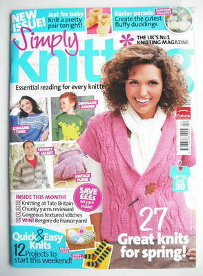Simply Knitting magazine (Issue 65 - April 2010)