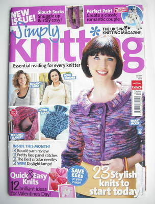 Simply Knitting magazine (Issue 63 - February 2010)