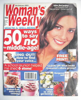 Woman's Weekly magazine (4 February 2003)