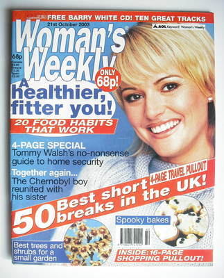 Woman's Weekly magazine (21 October 2003)