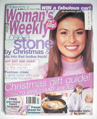 Woman's Weekly magazine (4 November 2003)